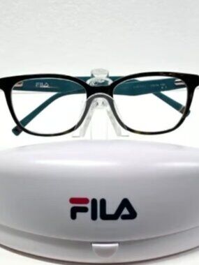 FILA VF1177 HAVANA Eyeglass Frames Glasses Eyeglasses Turquoise Tortoise Shell